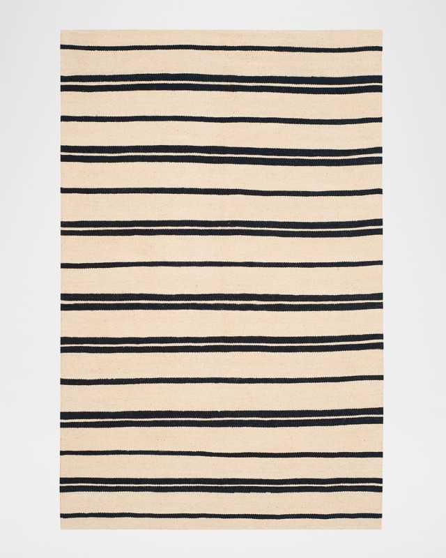 Brett Stripe Flat-Weave Rug, 4' x 6'